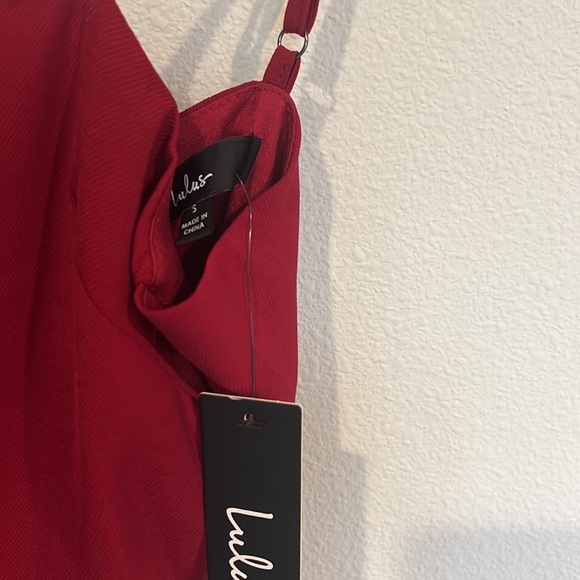 NWT Lulu's Red Dress - Picture 4 of 4